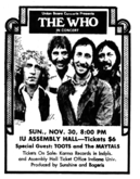 The Who / Toots and the Maytals on Nov 30, 1975 [517-small]