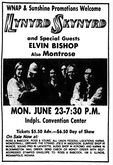 Lynyrd Skynyrd / Elvin Bishop / Montrose on Jun 23, 1975 [173-small]