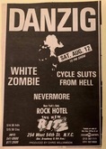 Danzig / White Zombie / Cycle Sluts From Hell / Nevermore on Aug 12, 1989 [296-small]