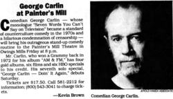 George Carlin / dennis blair on Jun 1, 1990 [817-small]