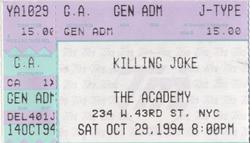 Killing Joke on Oct 29, 1994 [303-small]