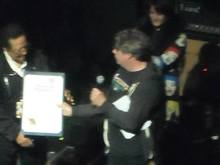 Buddy Guy receiving award,  Experience Hendrix Tour  on Mar 19, 2014 [696-small]