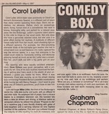 Carol Leifer / Dave Edison / Mike Little on Mar 20, 1987 [925-small]