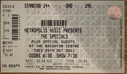 The Specials / Stone Foundation on Oct 25, 2011 [407-small]