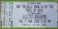 …And You Will Know Us by the Trail of Dead / Division of Laura Lee / Black on Mar 17, 2005 [445-small]