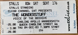 The Wonder Stuff / Voice of the Beehive / Bentley Rhythm Ace on Dec 4, 2003 [644-small]