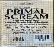 Primal Scream / Sabres Of Paradise / Secret Knowledge / The Dust Brothers / Kris Needs on Dec 17, 1994 [890-small]