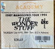 The Wonder Stuff / The Gigolo Aunts on Apr 21, 1994 [891-small]