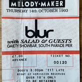 Blur / Salad on Oct 14, 1993 [902-small]