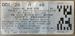 Happy Mondays / 808 state / James / MC Tunes / The Farm / Northside / Beats International / Candyland on Jan 18, 1991 [923-small]