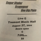 Sugar Glyder / Scapegoat / One Big Plain on Aug 27, 2004 [199-small]