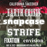Earth Crisis / Snapcase / Strife / Fixation / Envision on May 14, 2022 [541-small]