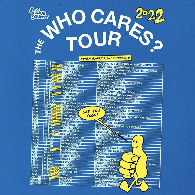 Rex Orange County The Who Cares? Tour