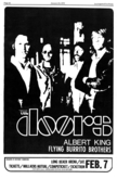 The Doors / Albert King / Flying Burrito Brothers on Feb 7, 1970 [615-small]