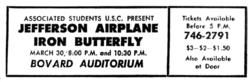 Jefferson Airplane / iron butterfly on Mar 30, 1968 [818-small]