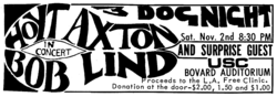 Three Dog Night / Hoyt Axton / Bob Lind / Poco on Nov 2, 1968 [821-small]