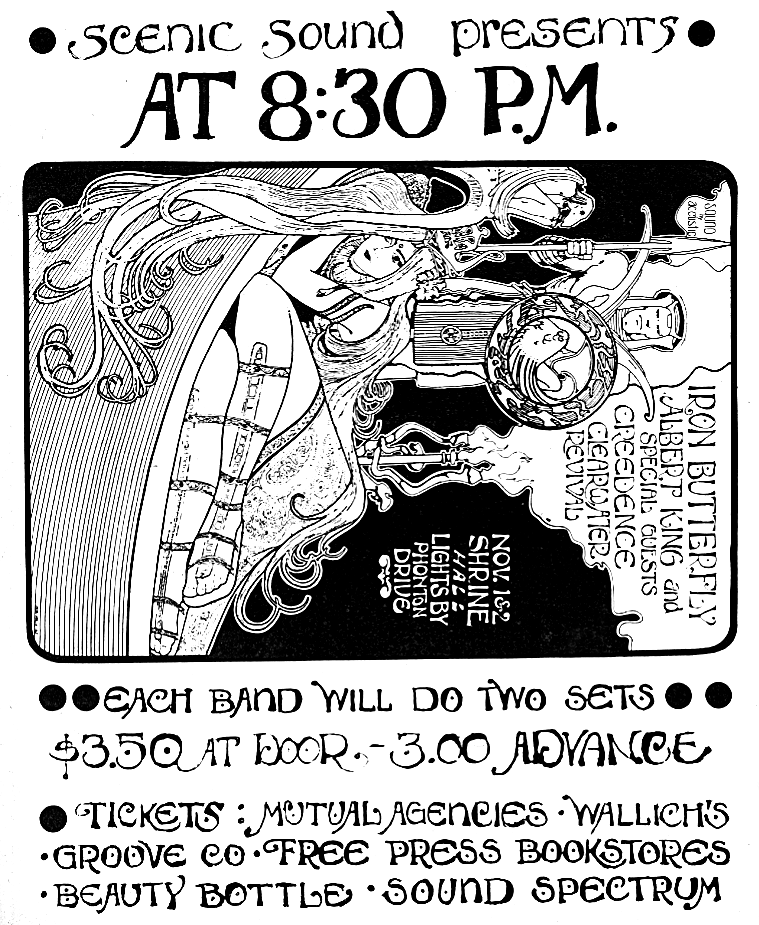 iron butterfly Concert & Tour History Concert Archives