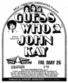 The Guess Who / John Kay on May 26, 1972 [493-small]