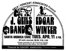 The J. Geils Band / Edgar Winter on Apr 11, 1972 [501-small]