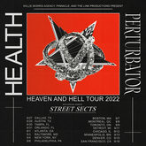 tags: Toronto, Ontario, Canada, Gig Poster, The Danforth Music Hall  - HEALTH / Perturbator / Street Sects on Sep 9, 2022 [516-small]