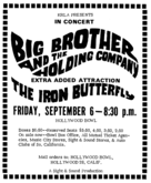janis joplin / Big Brother & The Holding Company / iron butterfly on Sep 6, 1968 [527-small]