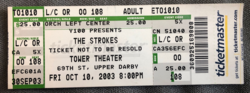 The Strokes / Kings Of Leon on Oct 9, 2003 [038-small]