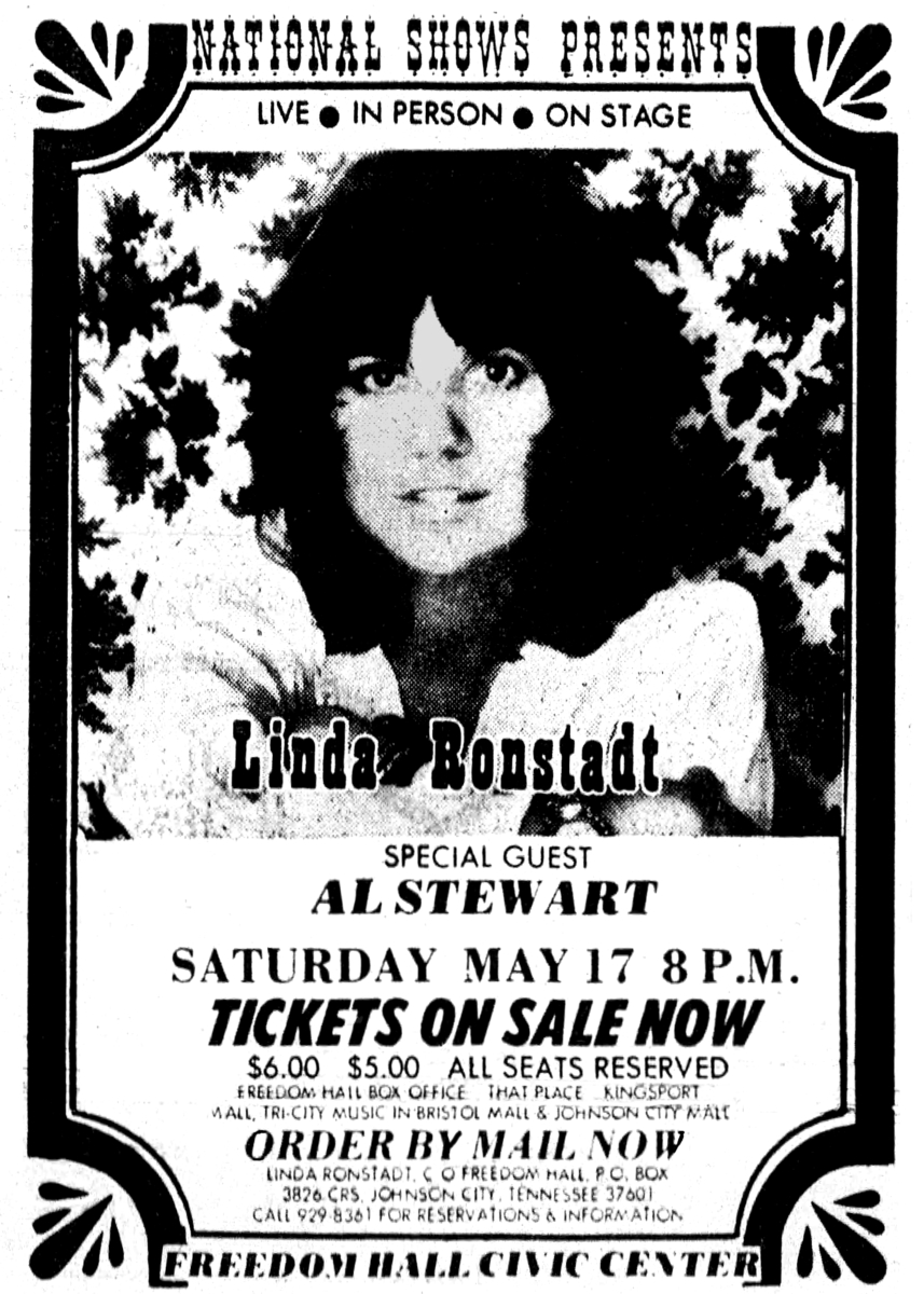 Linda Ronstadt Concert & Tour History (Updated for 2022) Concert Archives