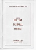 Hot Tuna / Taj Mahal / Brethren on Jan 15, 1971 [587-small]