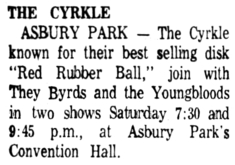 The Byrds / The Cyrkle / The Youngbloods on Jul 9, 1966 [985-small]