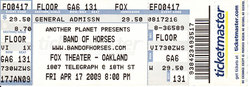 Band of Horses / Everest / The Drones / A Decent Animal on Apr 17, 2009 [806-small]