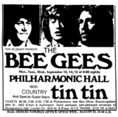 The Bee Gees / Tin Tin on Sep 13, 1971 [971-small]