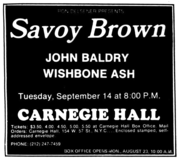 savoy brown / John Baldry / Wishbone Ash on Sep 14, 1971 [973-small]