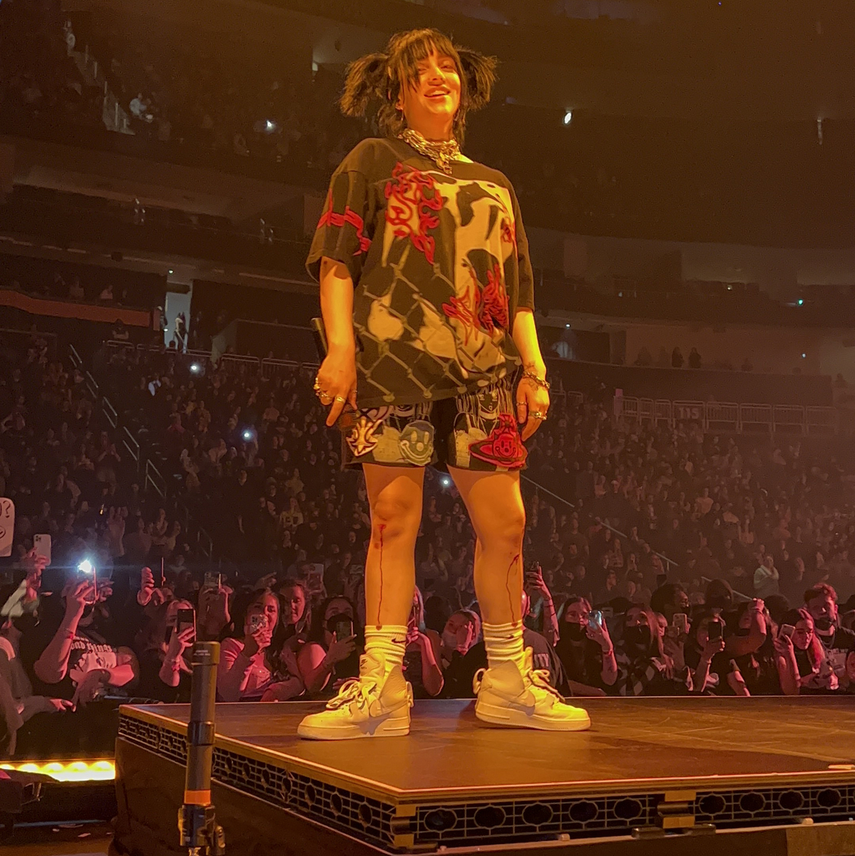 Feb 08, 2022 Billie Eilish / Willow Smith at PPG Paints Arena Pittsburgh, Pennsylvania, United