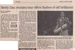 Show review - Baltimore Sun - 30 August 1993, Steely Dan on Aug 29, 1993 [366-small]