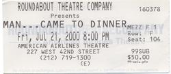Roundabout Theatre Company on Jul 21, 2000 [439-small]