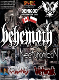 tags: Oshawa, Ontario, Canada, Gig Poster, The Dungeon - Behemoth / Necronomicon / Wetwork / Blood of Christ on Nov 25, 2005 [514-small]