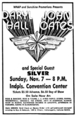 Hall & Oates / Silver on Nov 7, 1976 [667-small]