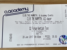 The Fall / Future of the Left / Hookworms / Tigercub / Goat Girl / Sonic Cathedral DJs / CLUB.THE.MAMMOTH. DJs / Girl Band on Jan 28, 2017 [739-small]