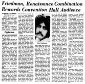 Renaissance / Dean Friedman on Jul 23, 1977 [262-small]