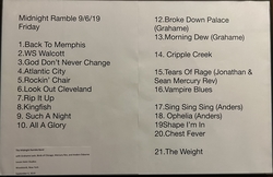 The Midnight Ramble Band / Grahame Lesh / Birds of Chicago / Mercury Rev / Anders Osborne on Sep 6, 2019 [314-small]