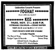 Foghat / KISS on Nov 21, 1974 [502-small]