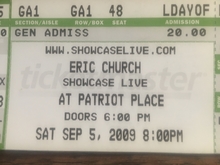 Eric Church on Sep 5, 2009 [620-small]