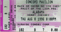 ALABAMA / Kenny Chesney on Aug 9, 1996 [708-small]