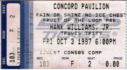 Hank Williams, Jr. / Travis Tritt on Oct 3, 1997 [733-small]