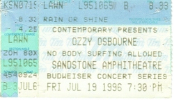 Ozzy Osbourne / Filter / Therapy? on Jul 19, 1996 [854-small]