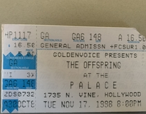 The Offspring / Unwritten Law on Nov 17, 1998 [855-small]