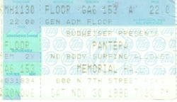 Neurosis / Biohazard / Pantera on Nov 30, 1996 [858-small]