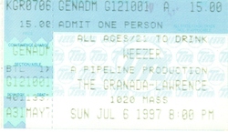 Weezer / The Pulsars on Jul 6, 1997 [932-small]