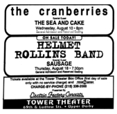 The Cranberries / The Sea And The Cake on Aug 10, 1994 [950-small]