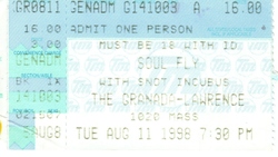 Soulfly / Snot / Incubus / (hed)PE on Aug 11, 1998 [025-small]